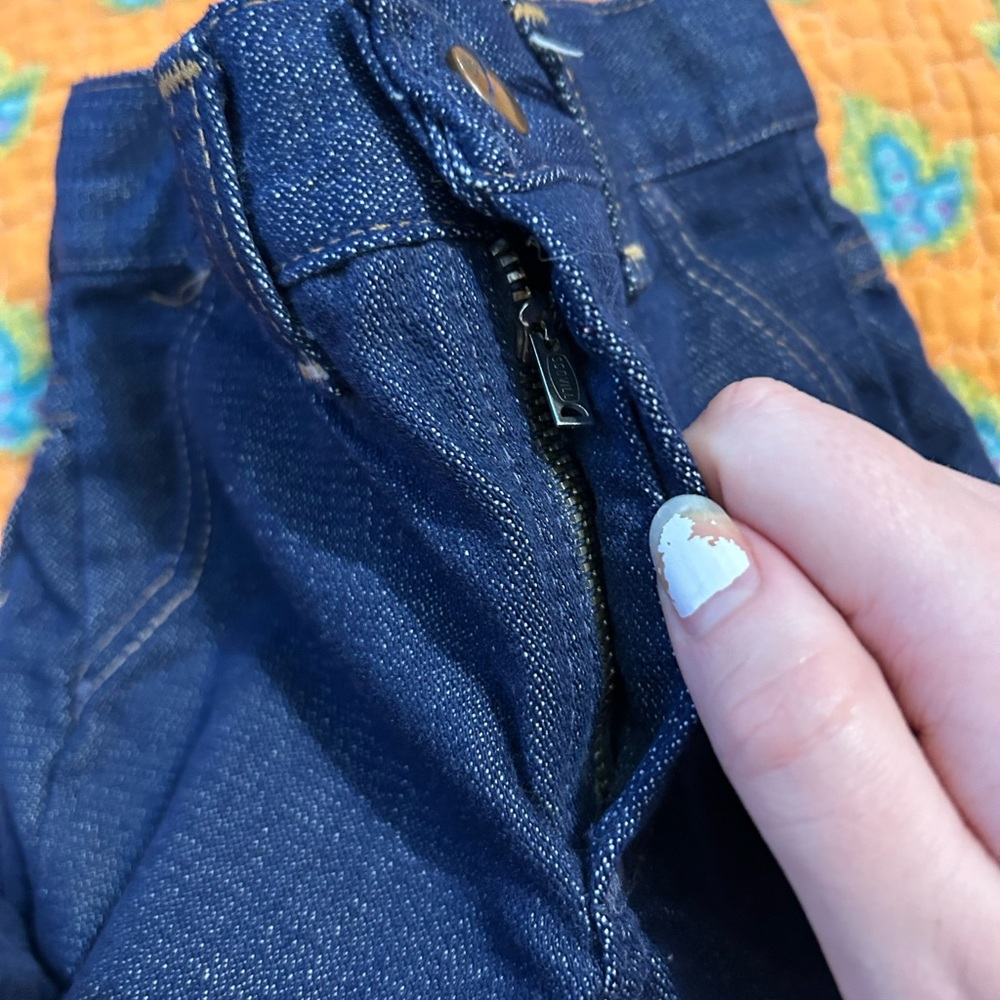 Wrangler Girls Dark Wash Flare Denim Jeans - Picture 4 of 7